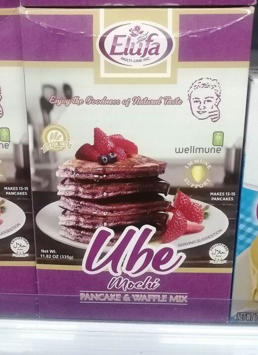 Elufa Ube Mochi Pancake & Waffle Mix 11.82oz (335g) Lazada PH