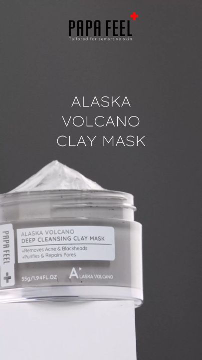 PAPA FEEL ALASKA VOLCANO DEEP CLEANSING CLAY MASK