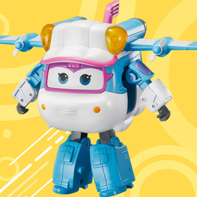 ของเล่น Super ชุดหุ่นยนต์แปลงร่าง Lodi ไซส์ใหญ่ของนายอำเภอเด็กสีทองเหนียวครบชุด