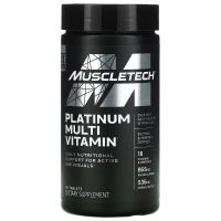 ?MUSCLETECH  PLATINUM วิตามินรวมชาย (90cap/1กป.)​