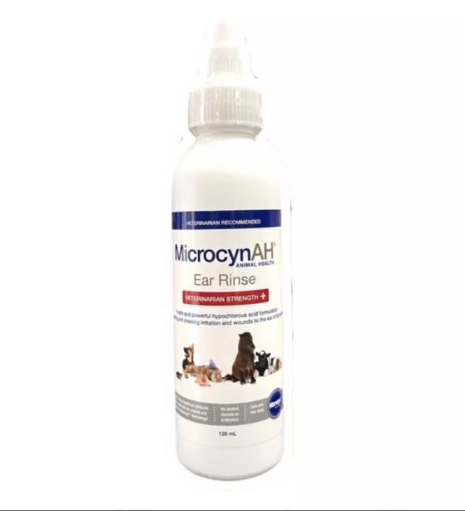 MicrocynAH Ear Rinse 120 ml หมดอายุ 09/2023