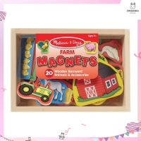 แม่เหล็กของเล่นรุ่นฟาร์มแบรนด์ Melissa &amp; Doug Farm Magnet แม่เหล็ก 20 ชิ้น ติดตู้เย็น ติดกระดานต่างๆ