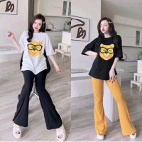 ?พร้อมส่ง ชุดเซท  เสื้อ+กางเกงขายาว ลายสวย ใส่สบาย 
freesize อก 40-42 นิ้ว
ยาว 24 นิ้ว

เอว 34 นิ้ว
สะโพก 38 นิ้ว ยาวกางเกง 35 นิ้ว
?️?️จัดไปคร้าาา