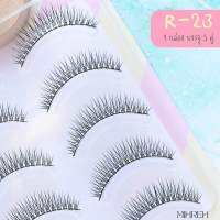 [4100] (พร้อมส่ง) ขนตาปลอมติดแล้วตาสวยหวาน  เบอร์ R-23 บรรจุ 5 คู่ ความยาว 11 mm ?ฟรีกาวขนาดทดลอง