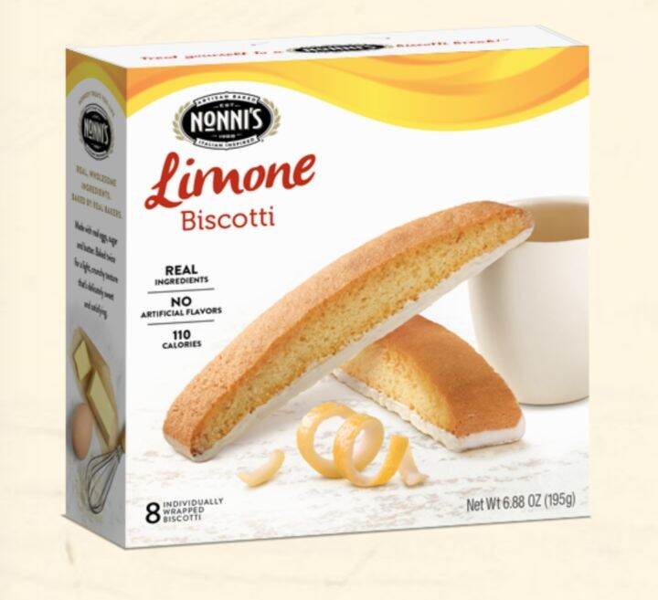Nonni's Lemon Biscotti (195g) Lazada PH
