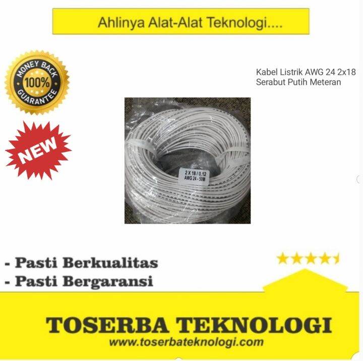 Kabel Listrik Awg X Putih Meteran Lazada Indonesia