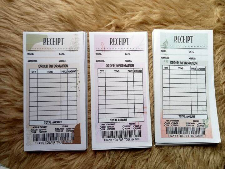 READY MADE CUTE RECEIPT 50 SHEETS | Lazada PH READY MADE CUTE RECEIPT 50 SHEETS | Lazada PH