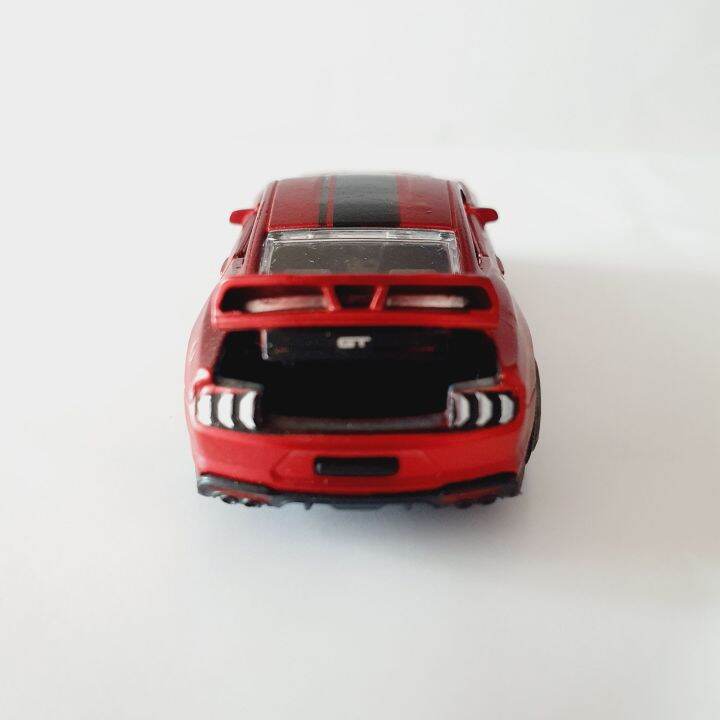 โมเดล-รถเหล็ก-majorette-ford-mustang-gt-red-no-package