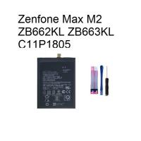 แบตเตอรี่ C11P1805 Battery Asus Zenfone Max M2 ZB662KL ZB663KL แบตเตอรี่ ความจุ 4000maAh Part No.C11P1805 รับประกัน 3 เดือน จัดส่งเร็ว เก็บเงินปลายทาง