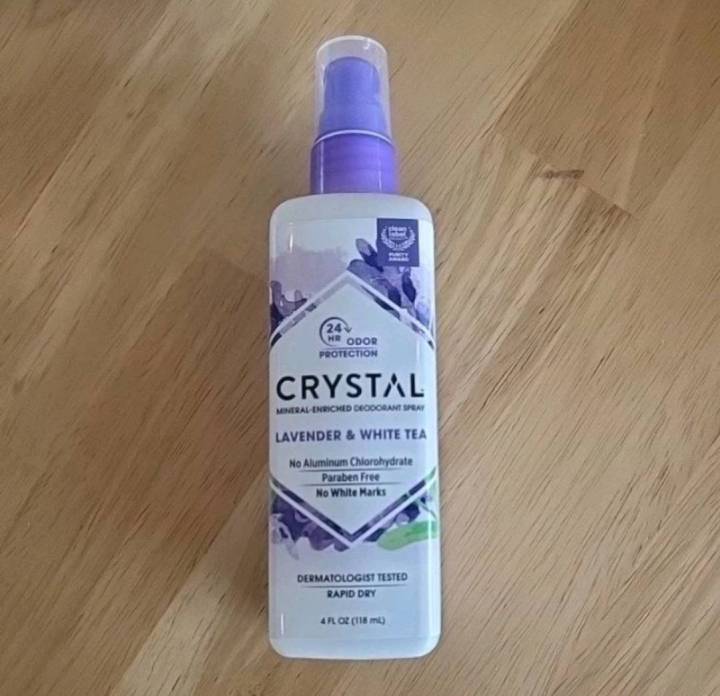crystal-deodorant-mineral-deodorantspray-chamomile-amp-green-tea-118-ml-สินค้านำเข้าจากอเมริกา-ราคา-320-บาท