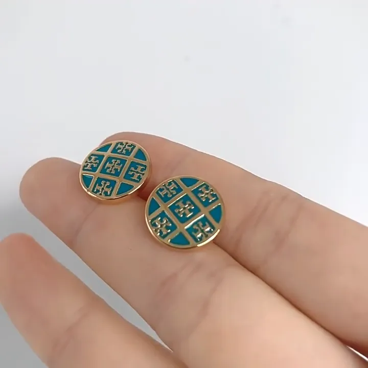 Tory Burch Stud Earrings Light Luxury Premium Letter Blue Round Stud Earrings Feminine Fashion Versatile Earrings 2023 New Stud | Lazada PH Tory Burch Stud Earrings Light Luxury Premium Letter Blue Round Stud Earrings Feminine Fashion Versatile Earrings 2023 New Stud | Lazada PH