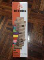 Blocks 54 ชิ้น เกมจังก้า ตึกถล่ม เป็นไม้สีสันสวยงาม พร้อมส่ง