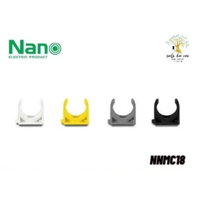 NANO​ คลิปก้ามปู(นิ้ว)​ ก้ามปู​ พลาสติก​ ขนาด​ 1/2​ นิ้ว​ รุ่น​ NNMC18W(ขาว)​,NNMC18Y(เหลือง)​,