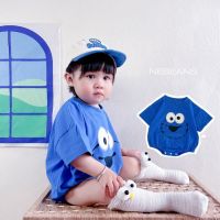 Kinchobabyshop Baby Character Set เซ็ตชุดสุดคุ้ม ได้ #บอดี้สูทเด็ก 1 ตัว หมวก1 ใบ ถุงเท้า 1 คู่ #ชุดเด็ก บอดี้สูท