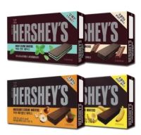 HERSHEYS  Creme Wafers เวเฟอร์ช็อคโกแลตเฮอร์ชีส์ สอดไส้ครีมมีให้เลือก4รสชาติ ขนาด 63 กรัม