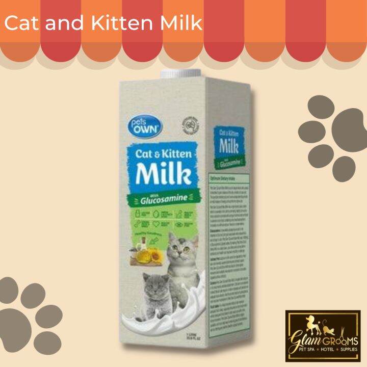 Pets Own Cat and Kitten Milk with Glucosamine 1Liter Lazada PH