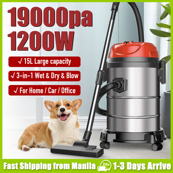 Heavy Duty Canister Vacuum Cleaners For House Portable Carpet Cleaner Vacuum Handy Wet and Dry
