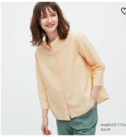 Uniqlo linen stripe shirt (ส่งต่อ)