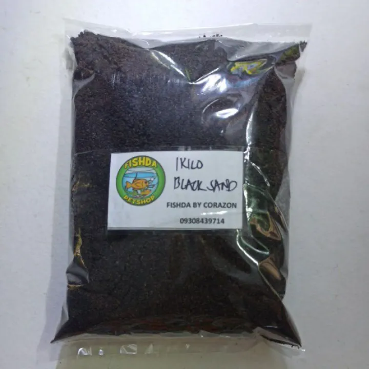 Black Sand for Aquarium (1kilo) Lazada PH