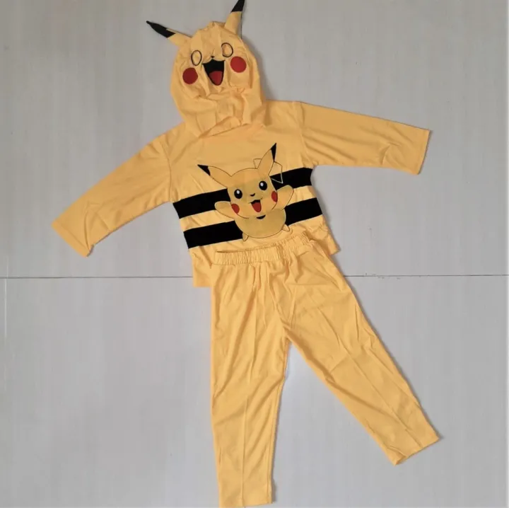 Pikachu costume for kids 28yrs Lazada PH