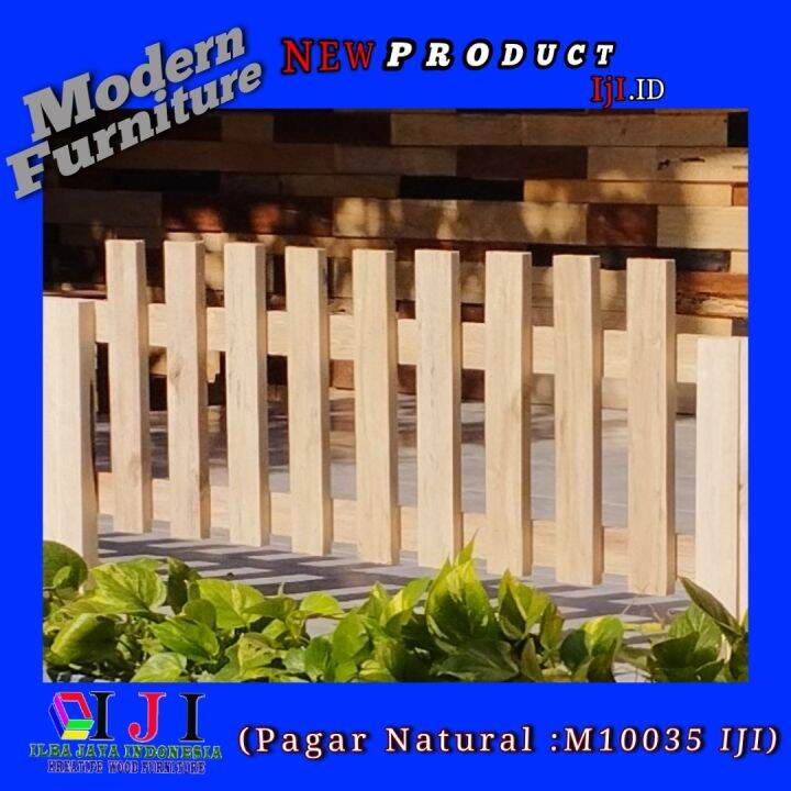 Pagar Minimalis NATURAL | Lazada Indonesia