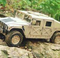 Humvee 1/10  HG-P408 รถบังคับโลหะทั้งคัน มี 2 เกียร์ Low-High รีโมท 2.4G พร้อมเล่น แบตลิโพ RTR