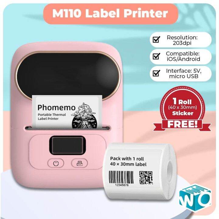 phomemo printer label Lazada PH