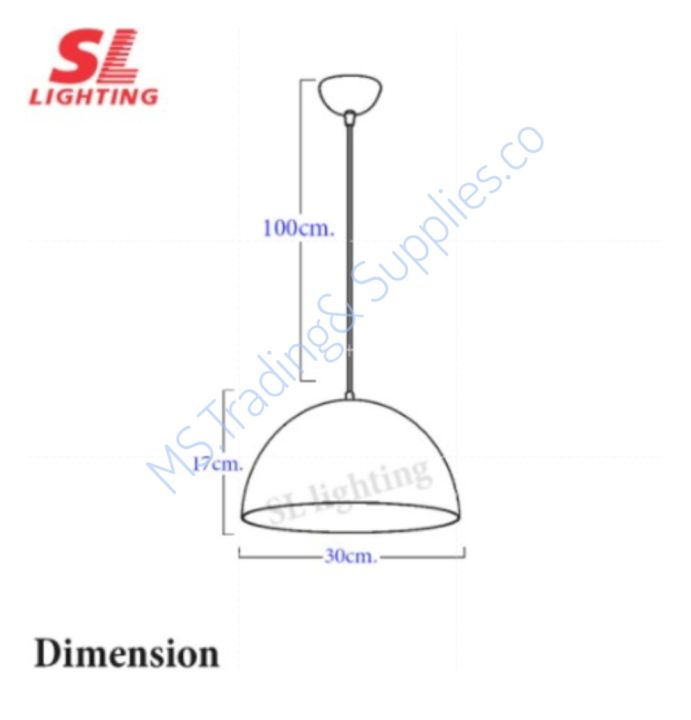 pendant-lamp-e27-socketโคมไฟห้อย-แขวนติดเพดาน-สไตล์โมเดิร์น-เข้าง่ายกับทุกเฟอร์นิเจอร์-รุ่น-sl-2-p020-p021