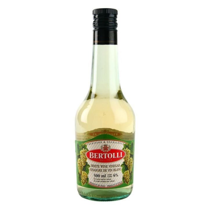 บอร์ทอลลี่ น้ำส้มสายชูหมักจากไวน์ขาว 500 กรัม x 1 ขวด (Vinegar)