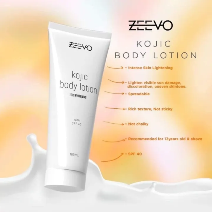 Zeevo Kojic Body Lotion x10 Whitening Lazada PH