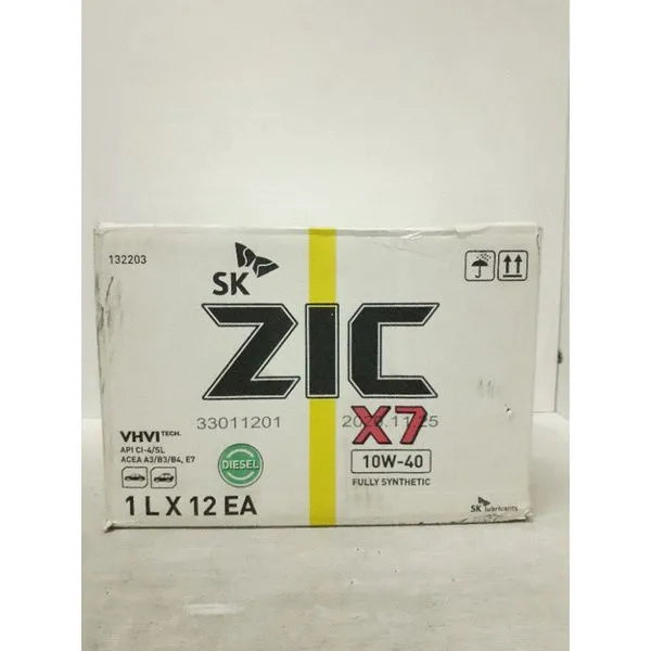 ZIC X7 10W-40 DSL FULLY SYNTHETIC (1 BOX / 12 LITERS) | Lazada PH