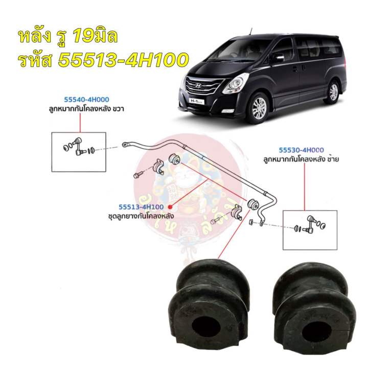 ยางกันโคลง-หน้า-หลัง-hyundai-h1-a1-a2-54813-3k100-55513-4h100-ยี่ห้อ-axis-สินค้าญี่ปุ่น