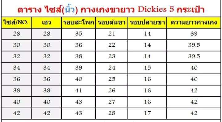 dickies801เเบบ5กะเป๋ากะบอกเล็ก