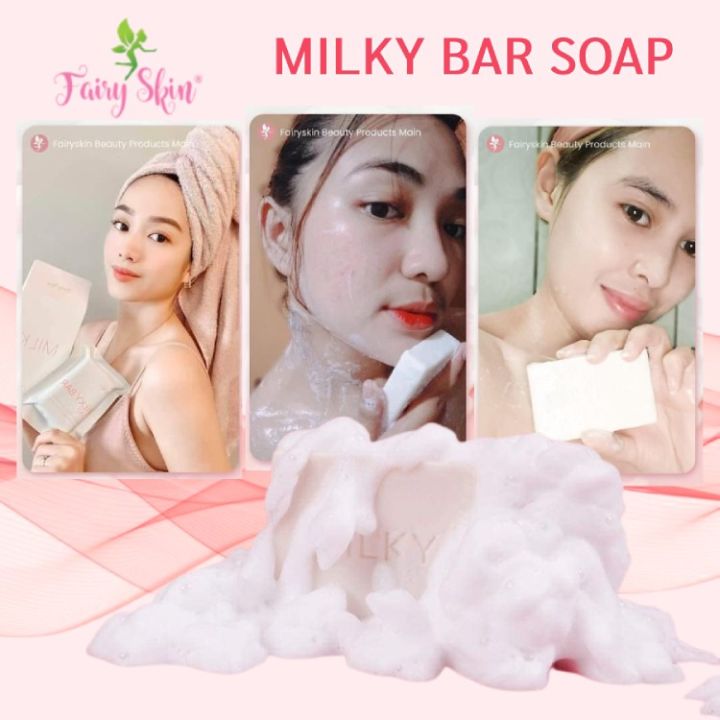 Authentic Fairy Skin Milky Bar Soap 100g Fairy Skin Premium Brightening ...