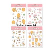 KAKAO FRIENDS สติ๊กเกอร์ ไดคัท Sticker Kakao ขนาด A6 KK927