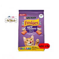 FRISKIES Surfin Turfin ฟริสกี้ส์ อาหารแมว รสรวมมิตรปลาทะเล 400 g