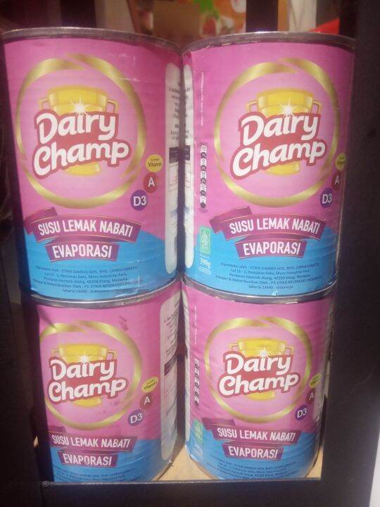 susu lemak nabati evaporasi dairy champ 390 gr | Lazada Indonesia