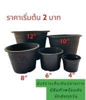 กระถาง กระถางต้นไม้พลาสติก 4 6 8 10