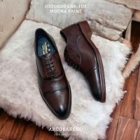 ? Oxford Mocha Painted (502-1) Oxford Shoe รองเท้า oxford ชาย หนังวัวแท้ อัพลุคของคุณด้วยรองเท้าหนังดีไซน์คลาสสิคคุณภาพสูงทนทานการต่อการใช้งาน