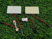 ไฟเพดาน รถยนต์  LED 90ชิป สีขาว ไอซ์บลู