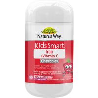 NATURES WAY KIDS SMART IRON เม็ดเคี้ยว รสสตอเบอรี่