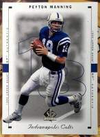 PEYTON MANNING ? การ์ดสะสมอเมริกันฟุตบอล ? NFL SP AUTHENTIC Indianapolis Colts ??