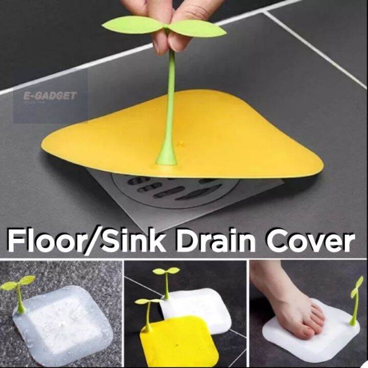 😍 BATHROOM DRAIN COVER BEAN SPROUT TOILET FLOOR DRAIN COVER SILICONE
