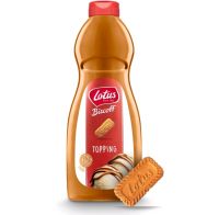 Lotus Biscoff Topping Sauce ซอสครีมโลตัสบิสคอฟ ขวดใหญ่สุดคุ้ม ขนาด1กก. สินค้านำเข้า