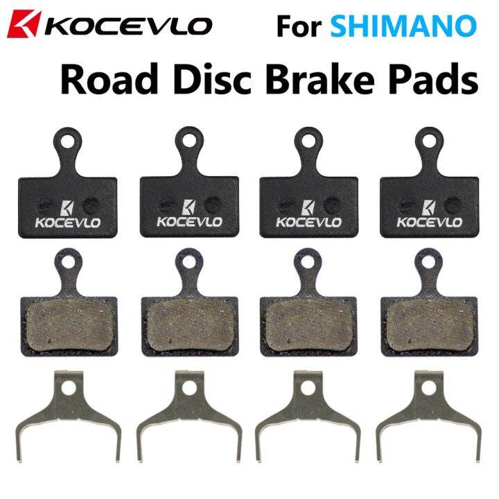4 Pair Kocevlo Road Disc Brake Pads for SHIMANO Flat Mount Road Disc
