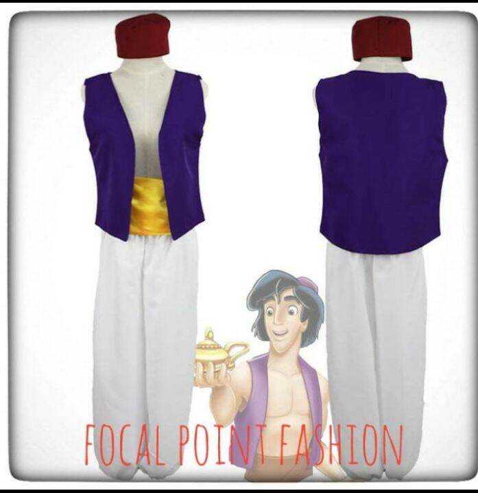 Kostum Aladdin Dewasa Prince Ali Arabian Disney Halloween Costume ...