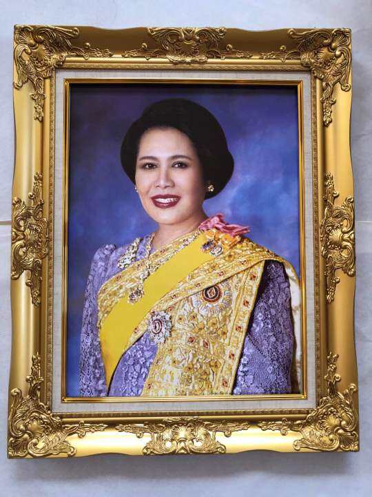 กรอบรูปหลุยส์สมเด็จพระนางเจ้าสิริกิติ์-กรอบรูปขนาด-21x26-นิ้ว-ภาพมงคล-เสริมฮวงจุ้ย-ตกแต่งบ้าน-ของขวัญ-ของที่ระลึก