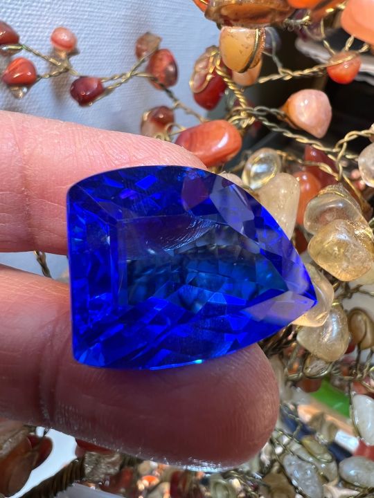 royal-blue-topaz-35-กะรัต-carats-มิลลิเมตรmm-1-เม็ด-สี-บลูโทพาส-พลอย-blue-topaz-culture-stone