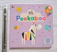 BABY Flap TOUCH BOOK, PEEKABOO

บอร์ดบุ๊ค ผิวสัมผัส ลูกเล่น touch and feel with flap book