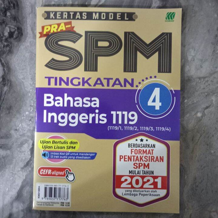 Kertas Model Pra Spm Tingkatan 4 Bahasa Inggeris Lazada